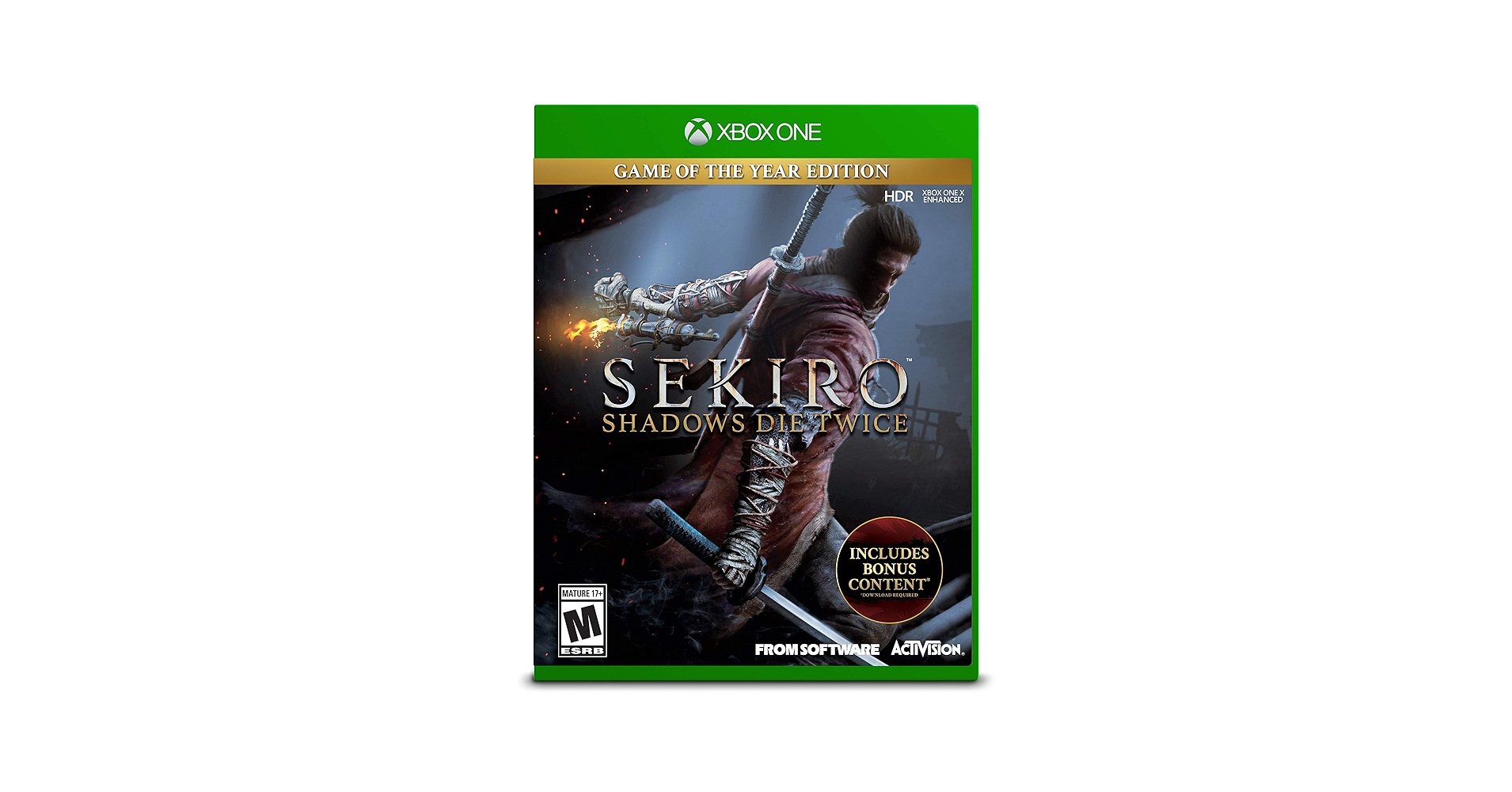 Amazon.com: Sekiro Shadows Die Twice - Xbox One : Activision